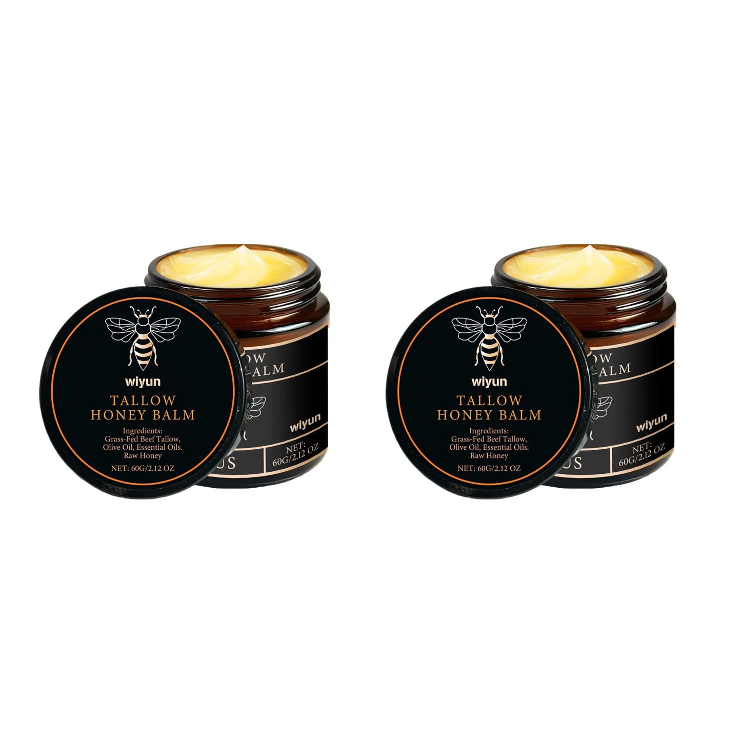 Beef Tallow Honey Cream – Brightening & Firming Moisturizing Body Lotion