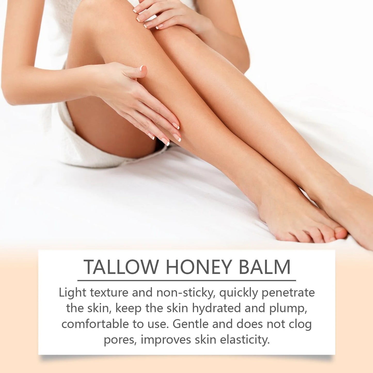 Beef Tallow Honey Cream – Brightening & Firming Moisturizing Body Lotion