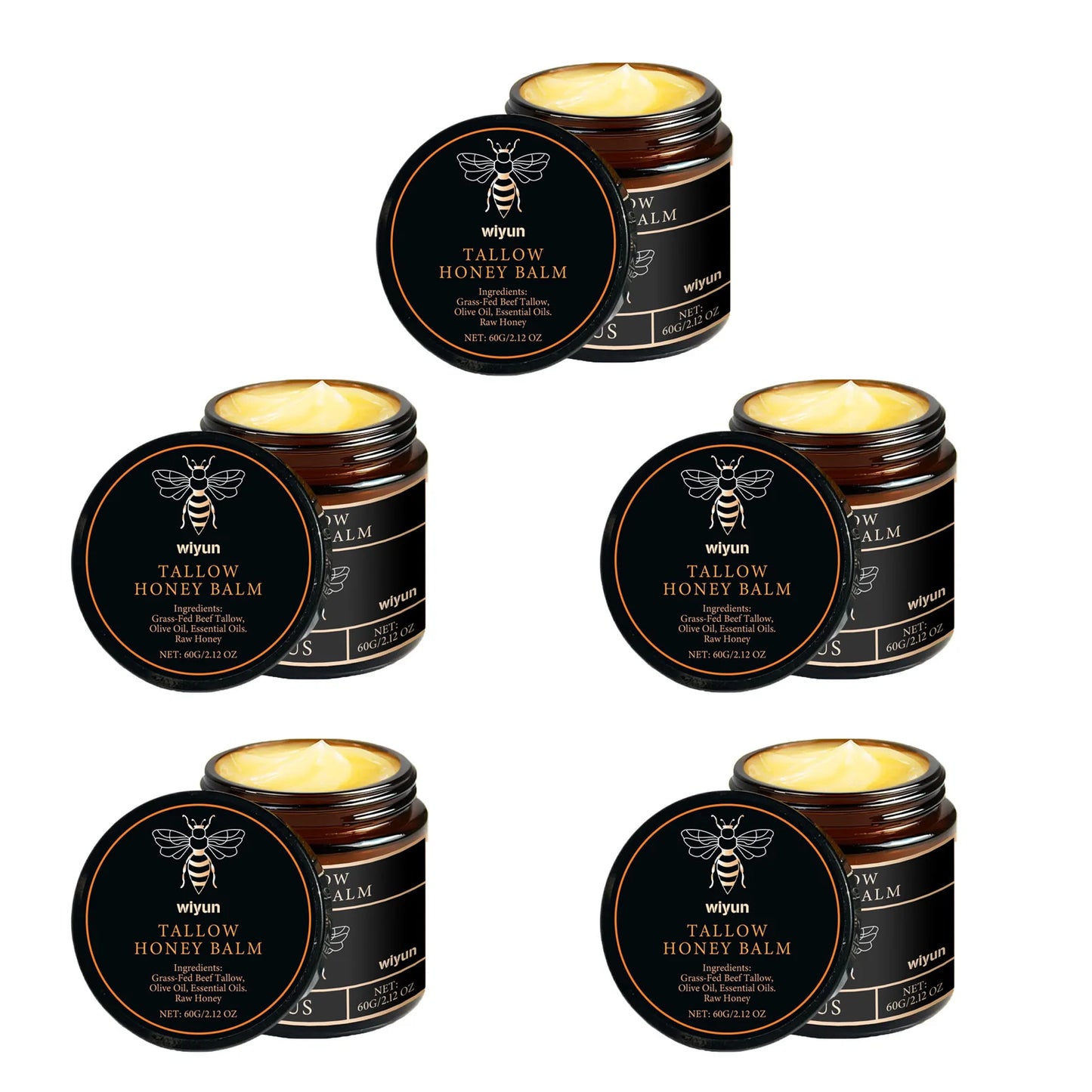 Beef Tallow Honey Cream – Brightening & Firming Moisturizing Body Lotion